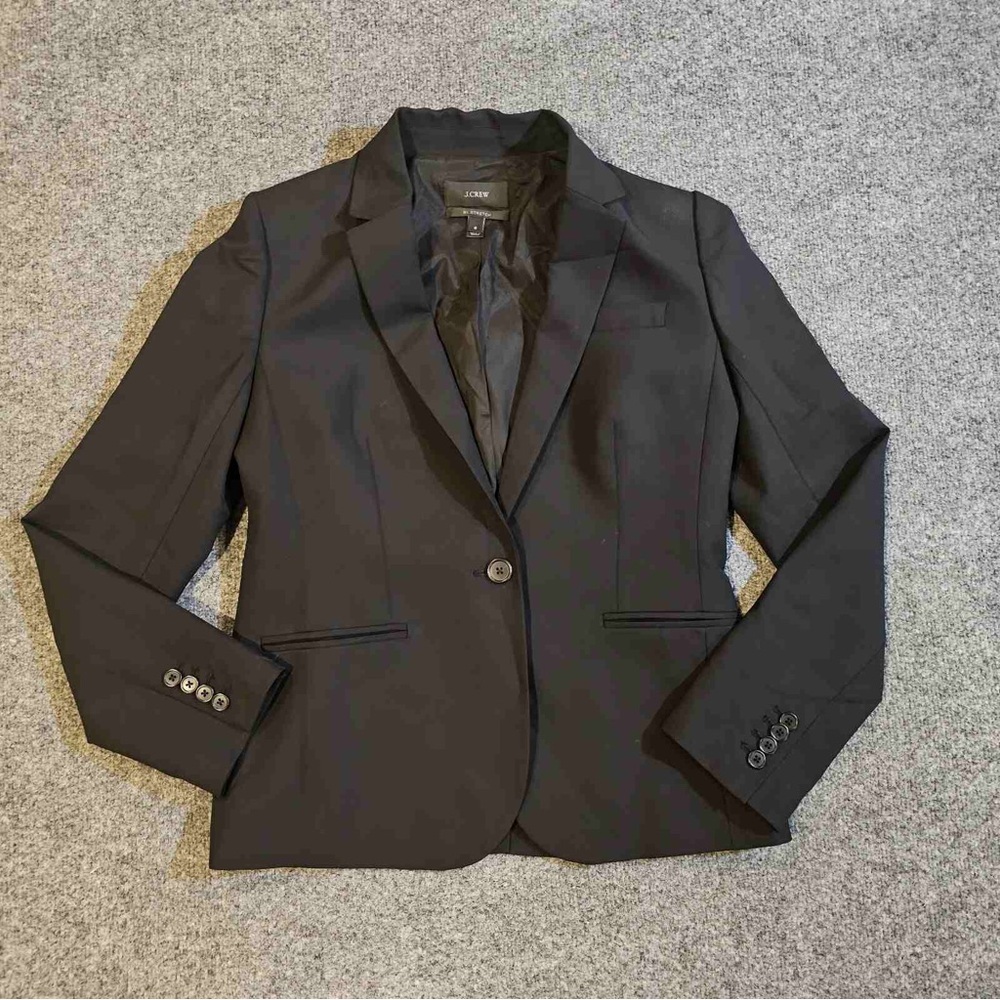 J. Crew Elegant Black Blazer size 8